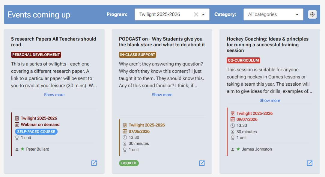 Improve PD dashboard screenshot