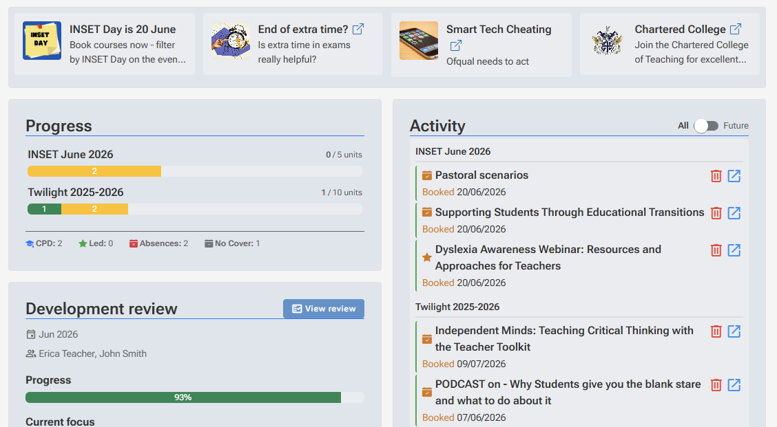 Improve PD dashboard screenshot